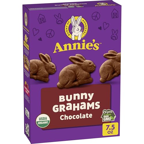 Annie's Organic Chocolate Bunny Graham Snacks, 7.5oz, buy 2 to save more