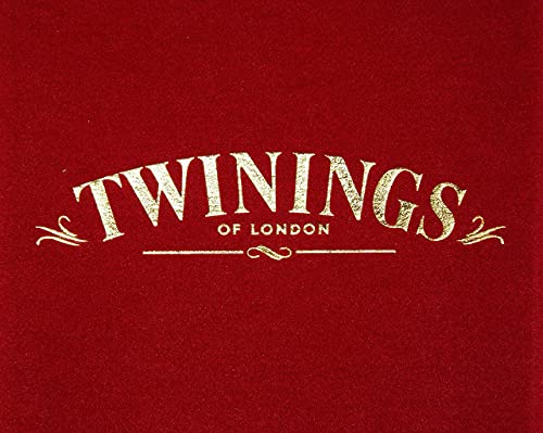 Twinings of London 6 Slot Wood Chest Gift Set Tea Variety Sampler, 60 Count (10 of Each Flavor - Green, Earl Grey, English Breakfast, Lemon & Ginger, Peppermint, Irish Breakfast)