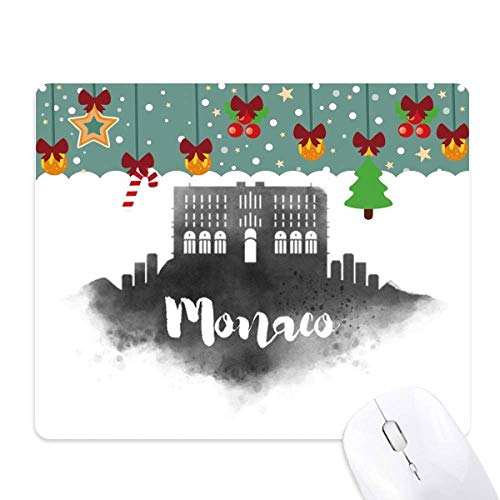 Tapis de souris Palais Princier de Monaco caoutchouc gaming grand format Noël