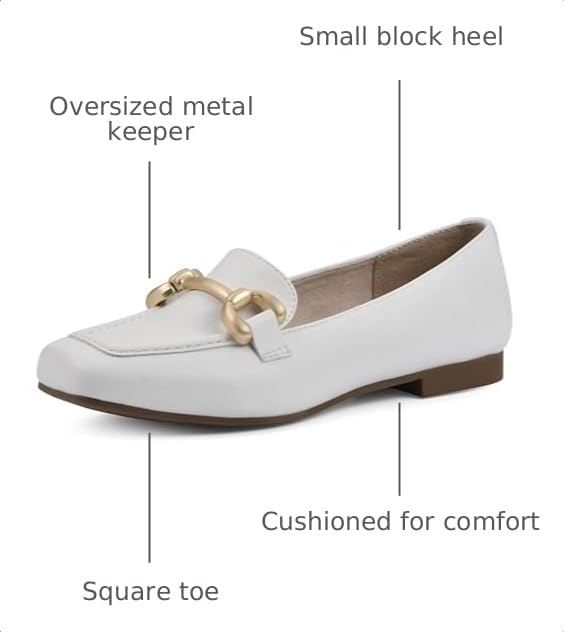 Image of CLIFFS BY WHITE MOUNTAIN Women's Bestow Moc-Toe Loafer Flat