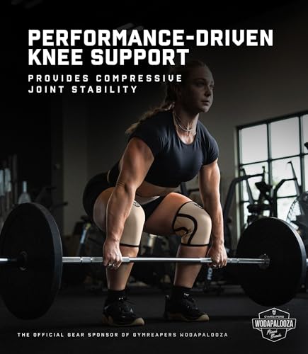Image of Gymreapers 5MM Knee Sleeves for Weightlifting, Squats, Powerlifting, and Functional Training - Compression Knee Support for Men & Women - Joint Protection & Recovery - Pair