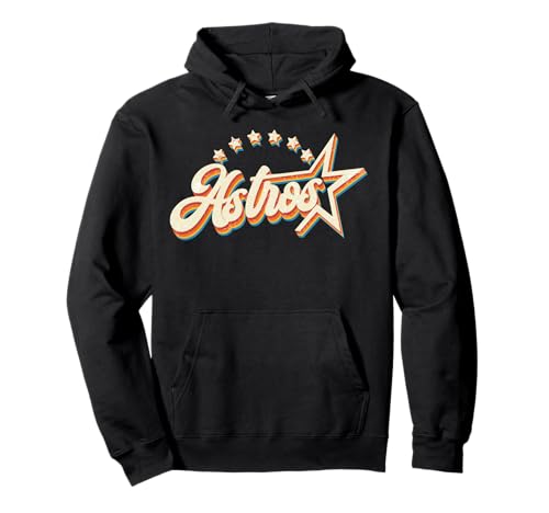Vintage Astros Retro Style 70s 80s Primer Nombre Sudadera con Capucha