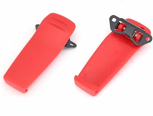 3 clips para cinturón compatibles con ICOM BP-210 V82 Clamp Radio Walkie Talkie