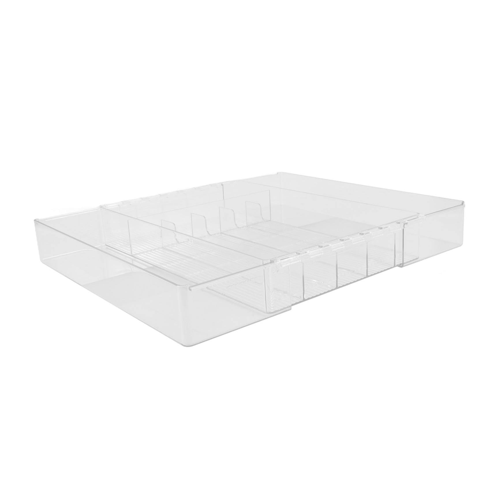 Organizador de Cajones para Cubiertos Compartimentos Acrílico