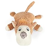 PetWarm Dog Toys Chew Squeaky, Durable Chew & Stress-Relief Interactive Pet Toy for Small, Medium, and Large Dogs, Multi-Functional Design, Squeaky Dog Toy, Stress Relief,Yellow