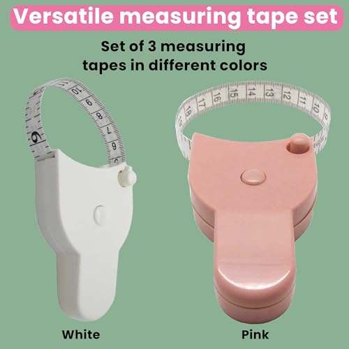Set de 2 cintas métricas telescópicas para cuerpo y cintura miniatura 3