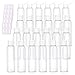 Trendbox 4oz Clear Plastic Empty Bottles with Flip Cap -BPA-free Travel Containers For Shampoo, Lotions, Liquid Body Soap and Massage Oils - Set of 24