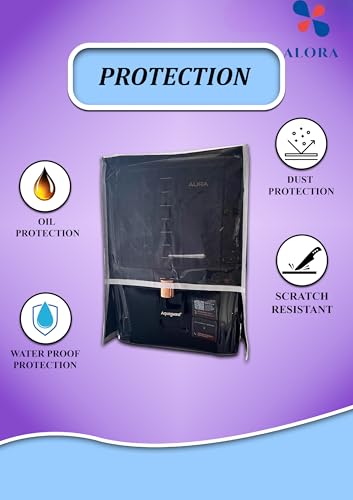 Image of Alora Body Protective Cover for Eureka Forbes Aquaguard Aura Enhance Mineral RO+MF Alkaline Water Purifier, RO+MF Model Waterproof & Dustproof Water Purifier Body Cover