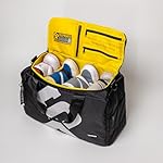 Sneaker Duffle Bag for Travel, Sports, and Equipment | Premium Durable Sneaker Travel Bag | Shoe Carry-On Duffle bag (Black) - Image 4