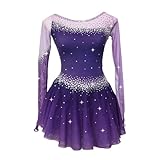 Kmarouse Vestido de Patinaje Artístico for Mujer, Ropa de Baile de Ballet Brillante, Vestido de Patinaje Sobre Hielo for Competición(xxx)