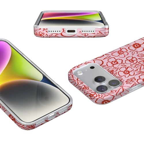 Casely iPhone 17 Pro Case | Blush Garden | Floral Doodle | Compatible with MagSafe | Classic Ultra Slim Design by Casely - Used condition - Image 3
