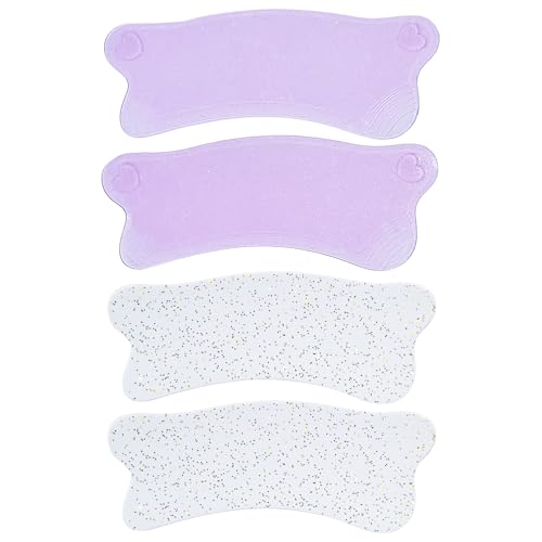 Lomansa Lash Lift Pads Ultra-Thin Flat Silicone Patches for Korean Lash Lifts Lash Lift Shields Softening Pads 2 Pairs
