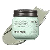 【イニスフリー】スーパーヴォルカニック ポア クレイマスク クールミントチョコレート 100ml【洗い流すパック】 正規品 敏感肌 脂性肌 スッキリ感 メンズ 黒ずみ 泥パック 低刺激 毛穴ケア トラブルケア 皮脂吸着 火山灰 韓国コスメ 毛穴 黒ずみケア テカリ防止 トーンアップ クール感あり サラサラ肌 汚れスッキリ 小鼻ケア