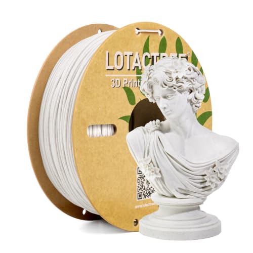 Image of Marble White PLA Force Filament, PLA Stone Filament 1.75mm 1KG | Marble White 3D Printer Filament delivers a matte masonry finish ideal for architectural layouts