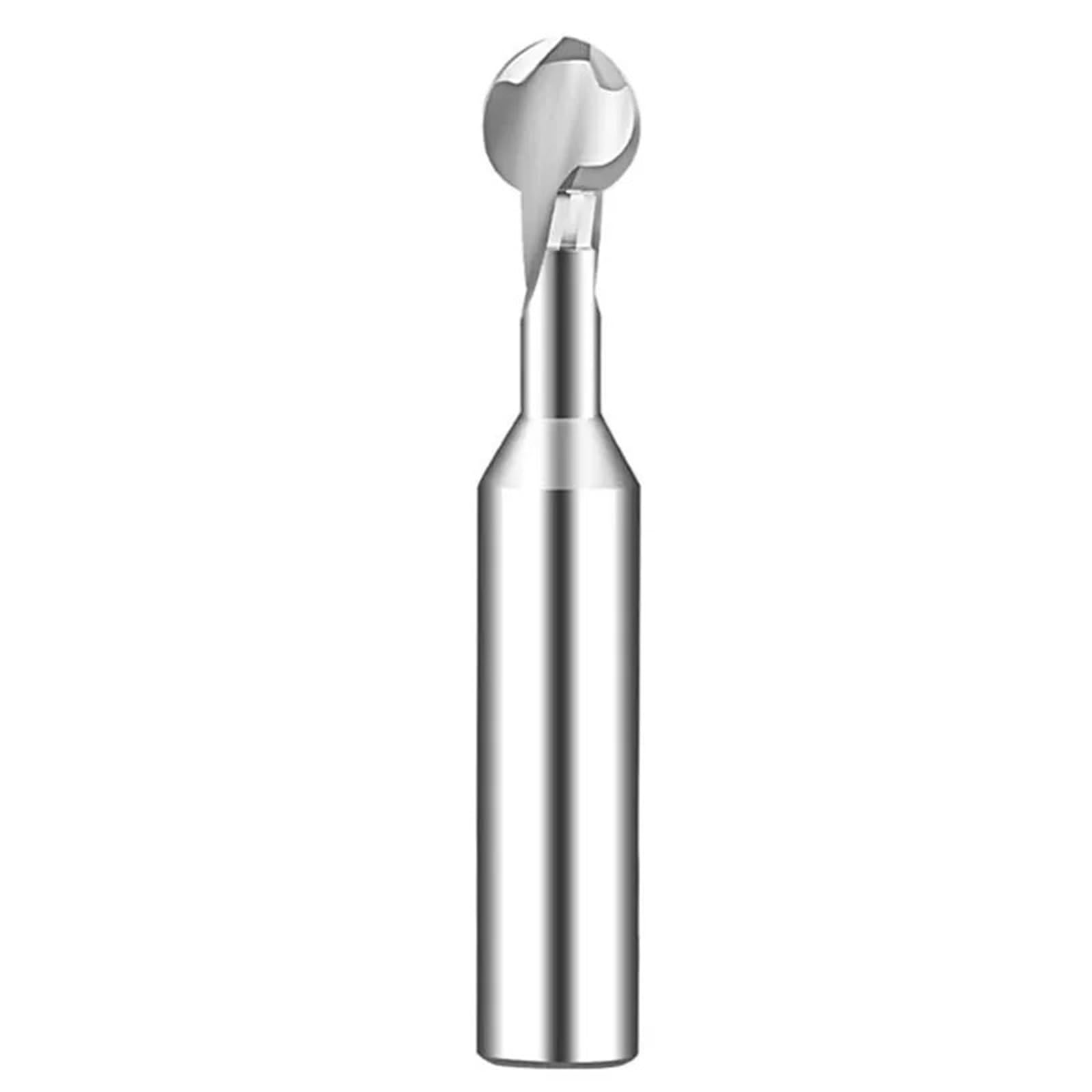 Fresa de arco en T de bola R0.5-R6, fresa de extremo de piruleta con grabado 3D, cortadora CNC de carburo for acero y aluminio(HRC55-AL,R6.0Xd6X15X12DX60)