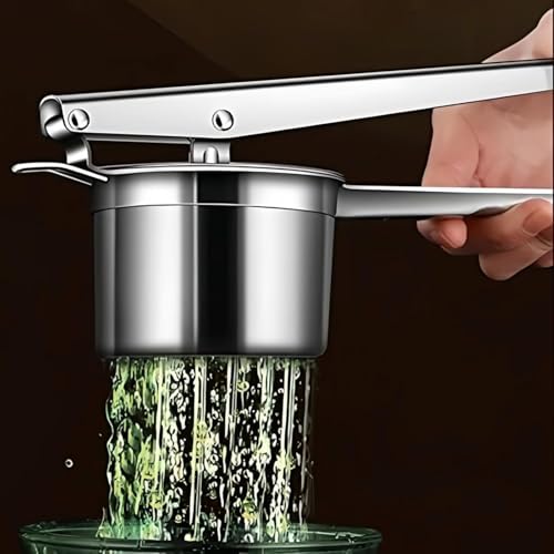 BDHD 野菜脱水機 SUS304 野菜果物絞り器 野菜水切り器 ステンレス鋼 SS304 手押し式 握りやすい 省力 家庭用 業務用 料理ツール 水切りできる 果汁手動絞り器 キッチン手作業ツール 自家製ジューサー 健康生活キッチン用品 易洗浄キッチンツ