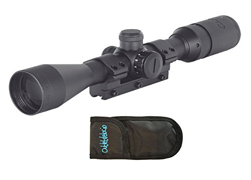 Visor Gamo. Mira telescópica 3-9x40 con zoom y reticula iluminada + funda multiusos. Especial para tiro deportivo. 2277/23054