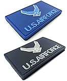 JBCD 2 Pack Air Force Patches Flag PVC Tactical Patch Pride Patch for Backpack Hat Patch Team...