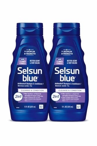 Selsun Blue 2-in-1 Antidandruff Shampoo & Conditioner, Maximum Strength 2-in-1 Treatment With Selenium Sulfide, 11 fl. oz. (Pack of 2) image 4