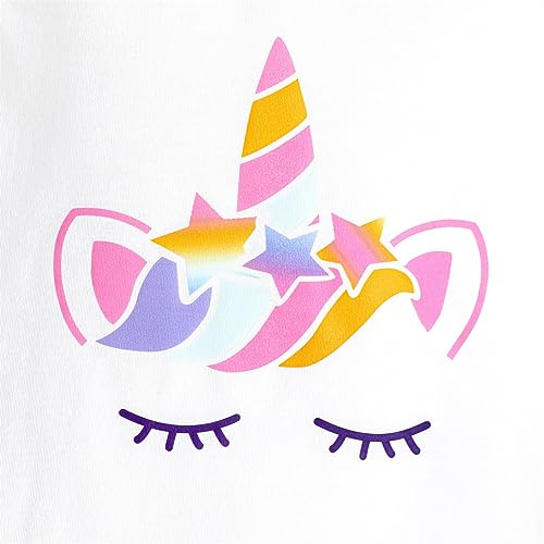 PATPAT Toddler Kids Girls Pajama Sets Unicorn PJs 2 Piece Long Sleeve Sleepwear 3-12 Years4