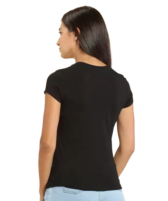 Image of Lyra Women's Cotton Regular Fit T-Shirt