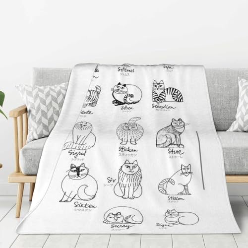 リサラーソン (12) 掛け布団 敷き毛布 フランネル 吸湿発熱 タオルケット肌触り 軽く柔らかい 静電気防止 ふわふわ 両面使え 四季通用 子供用 寝具 抗菌防臭エアコン毛布 76cmx102cm