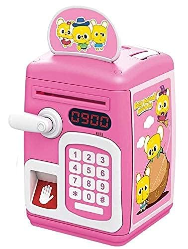 Cartoon Gallery Money Safe ATM for Kids Piggy Savings Bank with Electronic Lock Piggy Bank ATM with Password for Children, Cartoon gullak Bank for Boys Girls (Multicolor - Random)