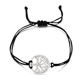 kelistom Handmade String Bracelet for Women Men Simple Red Black Braided Adjustable Charm Bracelets Minimalist Jewelry