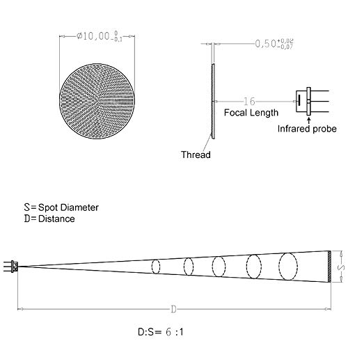 JIALUN ZFX-FANGDA, 5 stks Fresnel Lens Infrarood Inductie 5 Modellen Meerdere Combinaties Sample Thermodetector Frontale… - Image 8