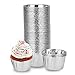 Stampo Da Forno Con Foglio Alluminio 50 Pcs Fodere Per Cupcake Set Pirottini Muffin Stampini Torte Stampo Mini Muffin Per Torte Muffin Cupcake Budini Gelatina Festa Matrimoni Compleanno Decorazione