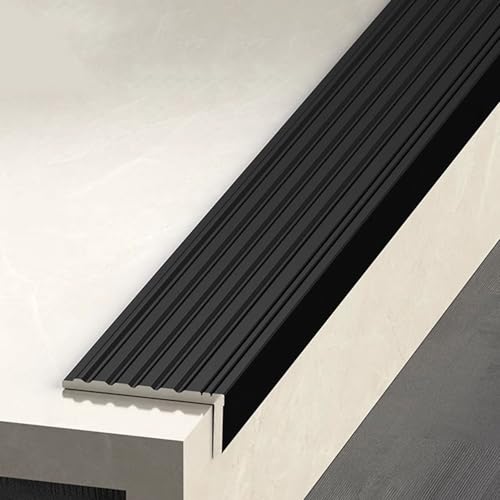 �A���~���K�i���ݔ� ����~�ߊK�i���ݔ� ���S�őϋv�����Q ���ȃA���~�f�� �����p�X�e�b�v�J�o�[ �����E���O���p(Black,115cm/45in)