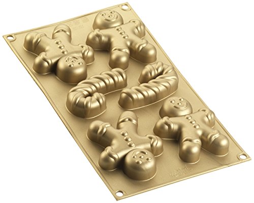 Silikomart26.106.63.0065 SF106 Moule en Silicone Forme Bonhomme Pain d'Epices, Autre,