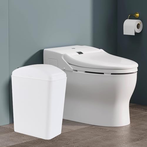 Caneca de basura plástica con tapa basculante 4.5 gal, 3 unidades miniatura 4