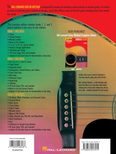 Hal Leonard Guitar Method, Complete Edition: Books 1, 2 and 3: Books 1, 2 and 3 Bound Together in One Easy-to-use Volume!