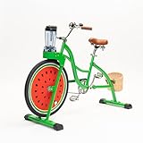 Blender Bike for Fitness, Chopper Bicycles for Adult, Smoothie Bike with Pedal Power, for Indoor Outdoor Party Games & Camping, Green