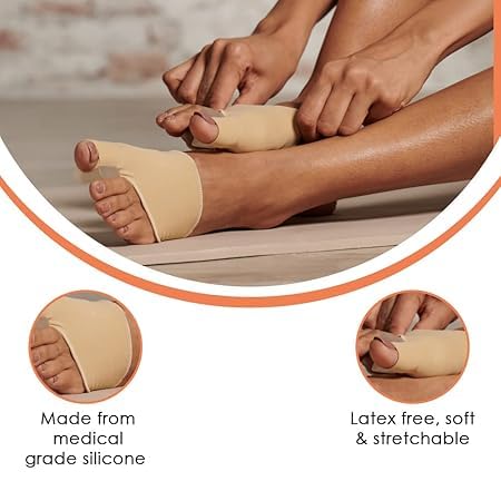 KACHKIT Bunion Correction Toe Separator With Support Toe Straighteners Bunion Relief Relaxing Toes Hammer Toe Straightener(1pair) 4