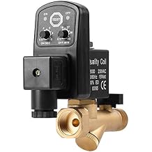 Automatic Electronic Timed Drain Valve for Air Compressor, G1/2 DN15 Direct-Acting Condensate Water Moisture Drain, AC230V