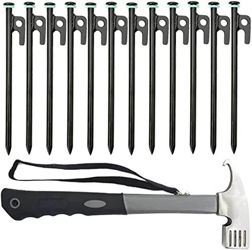 Homoyoyo Camping Hammer Messing - Kupferkopf Zeltpfahlhammer Für Outdoor-Aktivitäten