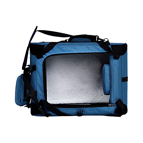 Amazon Basics Panier de transport souple et pliant pour animal de compagnie - 53 cm, Bleu Amazon Basics Panier de transport souple et pliant pour animal de compagnie - 53 cm, Bleu