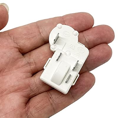 2Pin Refrigerator Over Load Protector Compressor PTC Starter Relay Freezer Start Relay Replacement for Danby Haier Midea Mini Fridge ZHB69-120P15, ZHB60-120P4.7, ZHB60-120P15, ZHB45-105P15