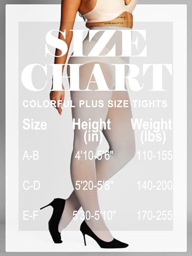Image of HONENNA Semi Opaque Silky Women Pantyhose Tights, 20+ Colors Invisibly Toe Reinforced 60 Den Size A-E
