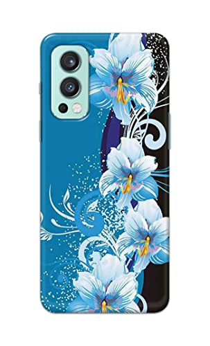 Image of PRINTFIDAA Beautiful Floral Design Printed Designer Hard Case for OnePlus Nord 2 (5G) Back Cover -(e) RPM1006