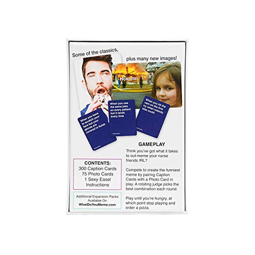 What Do You Meme? Nurses Edition - The Hilarious Party Game For Meme Lovers #TOP6