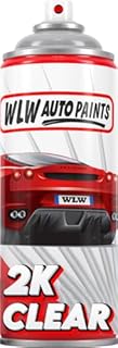 Xtremeauto 2K Clear Coat Lacquer Aerosol Spray 400ml – Fast Drying, High Gloss, UV & Weather Resistant, Pre-Mixed Hardened Formula, Professional Automotive Finish