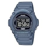 Casio W-219HC-2BVDF - Reloj analógico Digital para Hombre con Correa de Acero Inoxidable