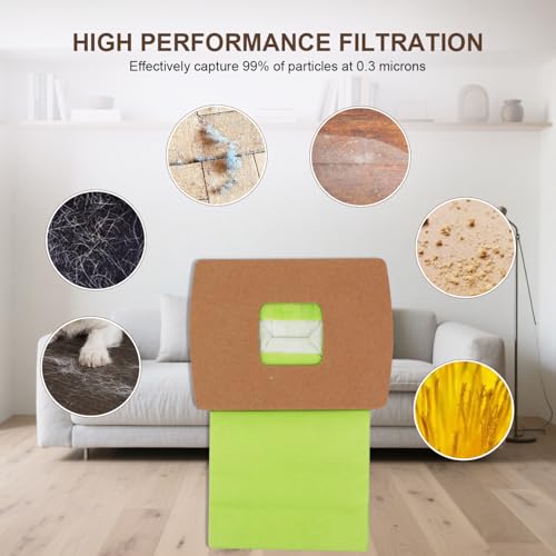 Image of Type BB Compact Canister Vacuum Bags Replacement for Oreck XL Buster B Canister Handheld Vacuum Cleaner PKBB12DW BB180 BB280 BB850 BB870 BB900 BB1000 MV160 CC1600, 8 Pack