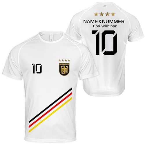 DE FANSHOP Original Personalisiertes Fußball Triko Deutschland Fussball...
