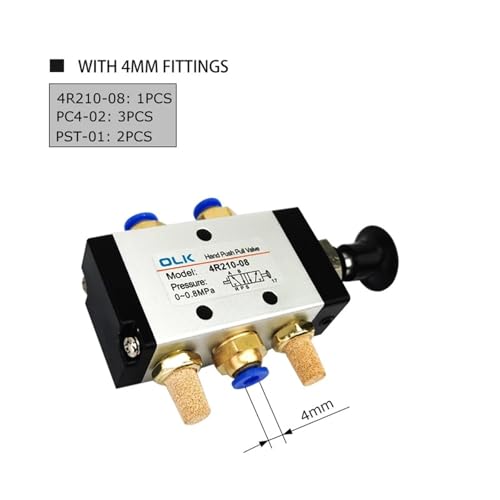 Interruptor neumático manual 4R210-08 para regular sistemas de 2 vías 3