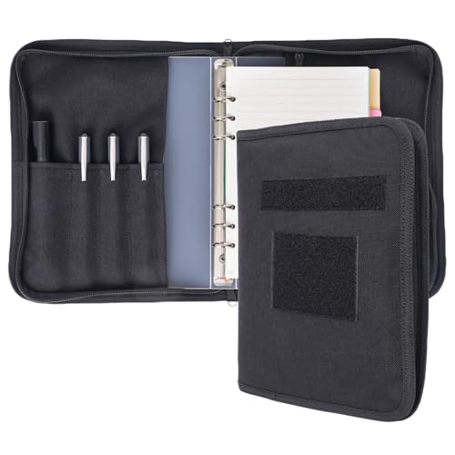 Couverture tactique pour armée A5 avec housse de carnet militaire et classeur zippé
