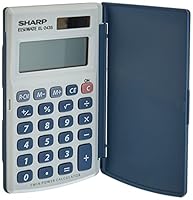Sharp EL-243S Taschenrechner (8 Stellen, Solar- und Batteriebetrieb) Weiß